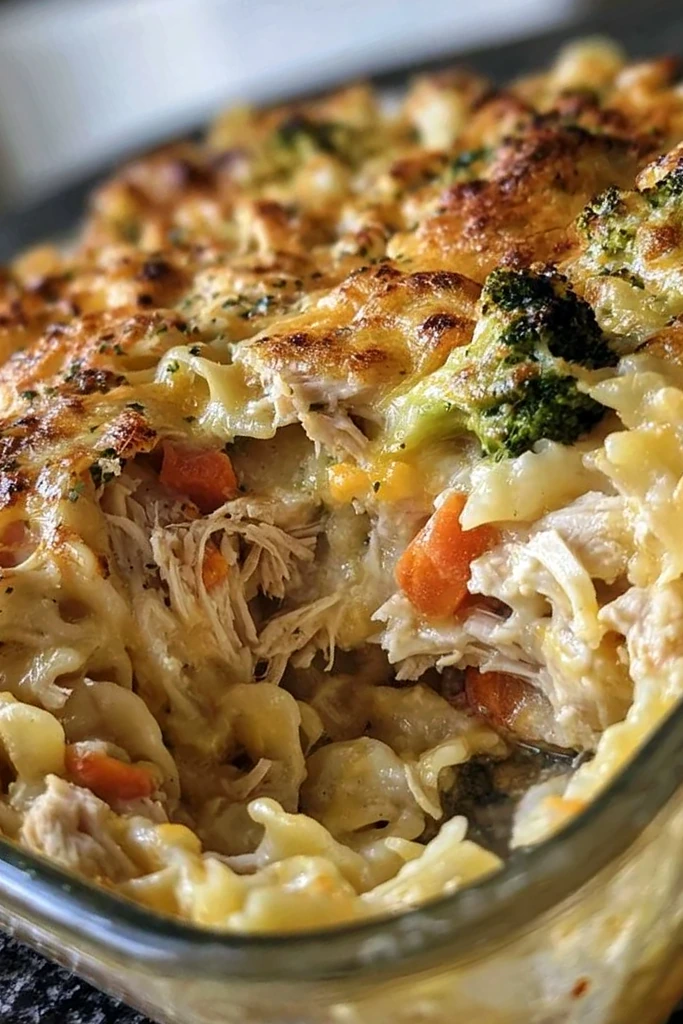Quick Healthy Rotisserie Chicken and Vegetable Bake