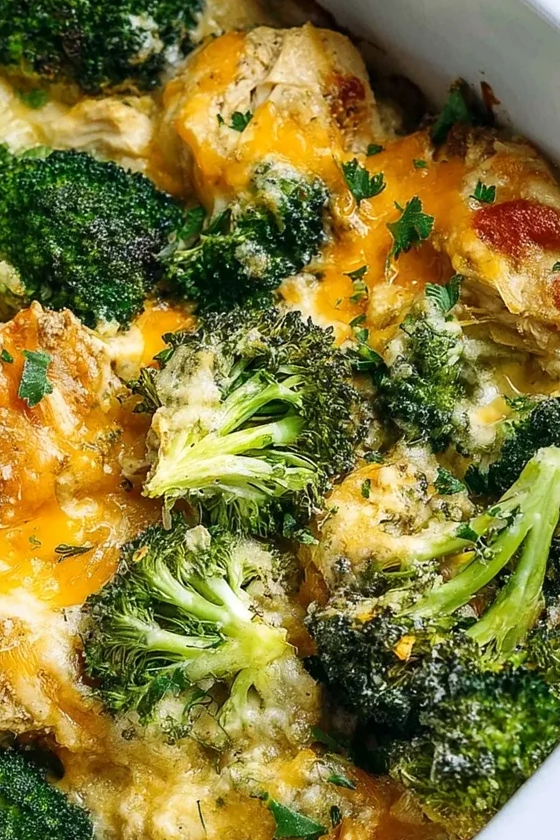 Keto Chicken Broccoli Casserole