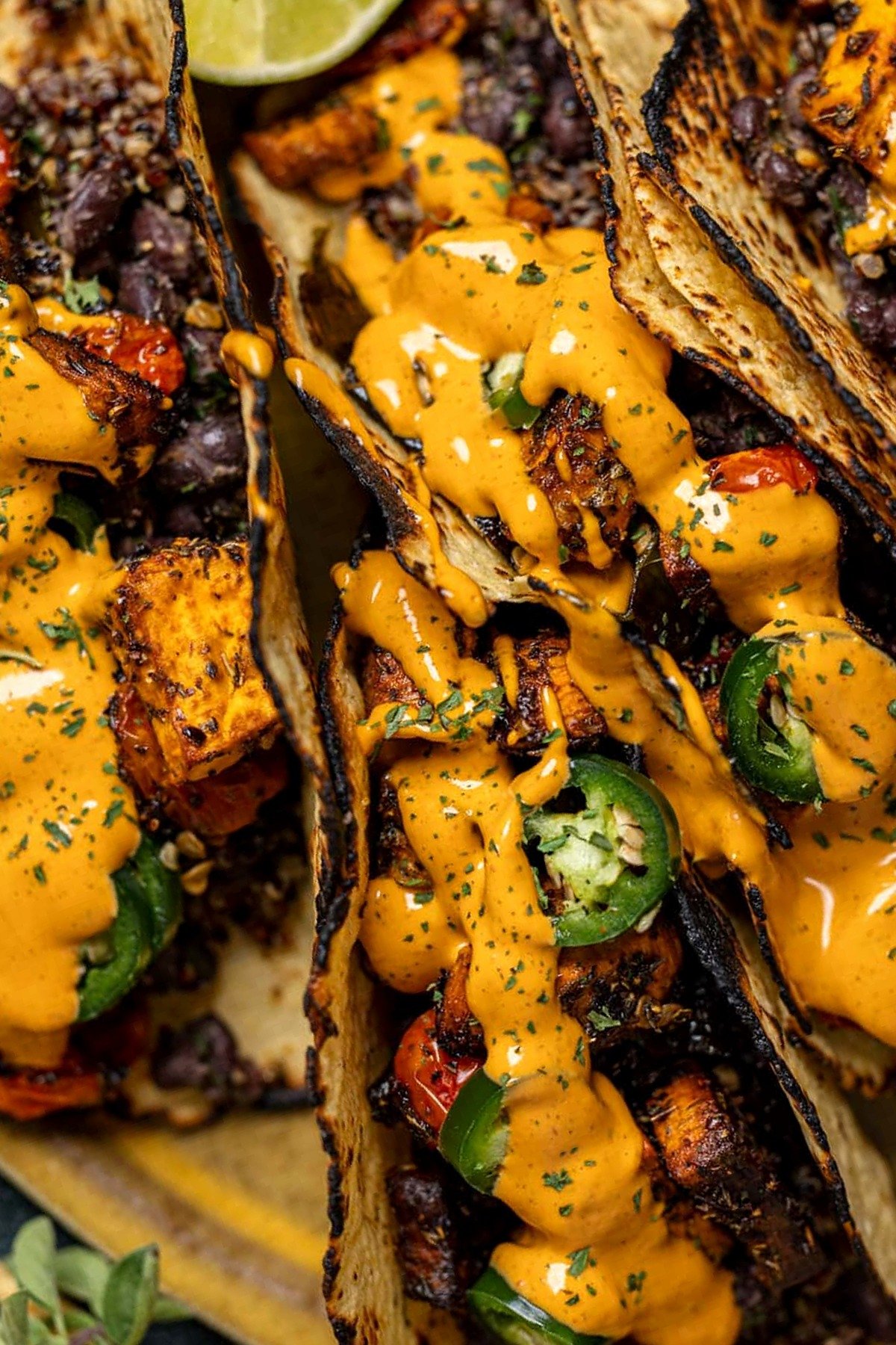 Chipotle Sweet Potato Quinoa Tacos
