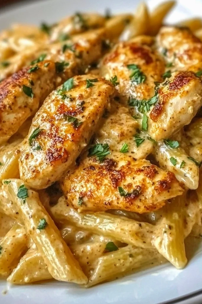 Creamy Cajun Chicken Penne Pasta