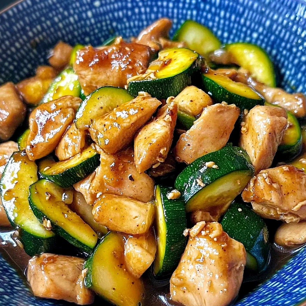 Quick and Savory Chicken Zucchini Stir Fry