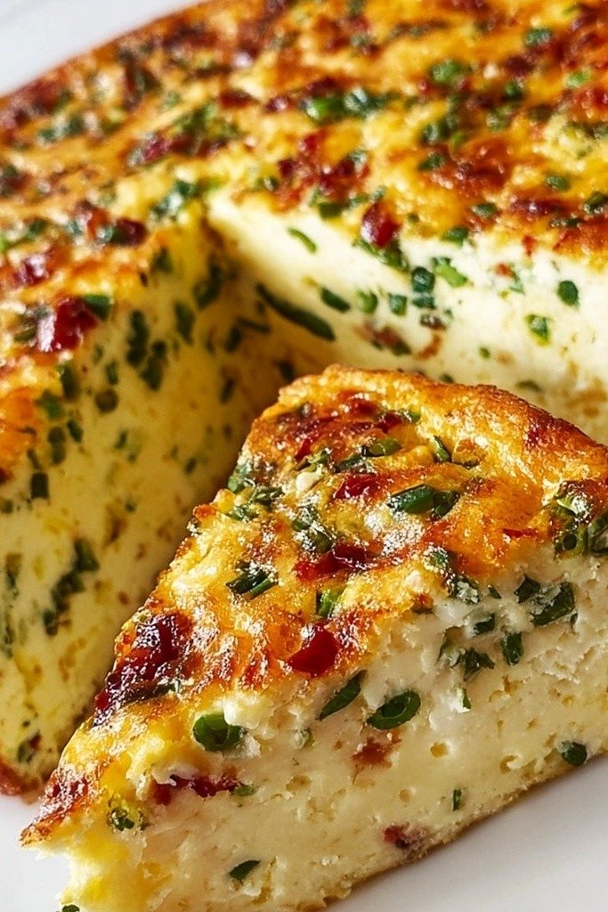 Protein-Packed Cottage Cheese Crustless Quiche