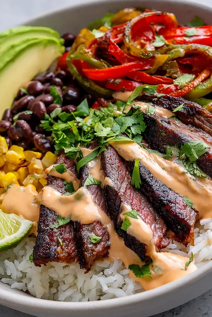 High-Protein Steak Fajita Power Bowls