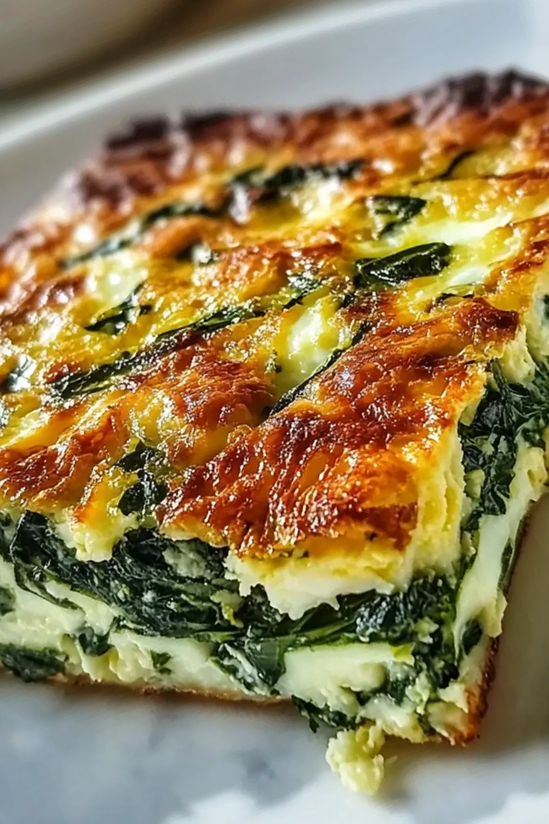 Protein-Rich Spinach and Cottage Cheese Egg Bake