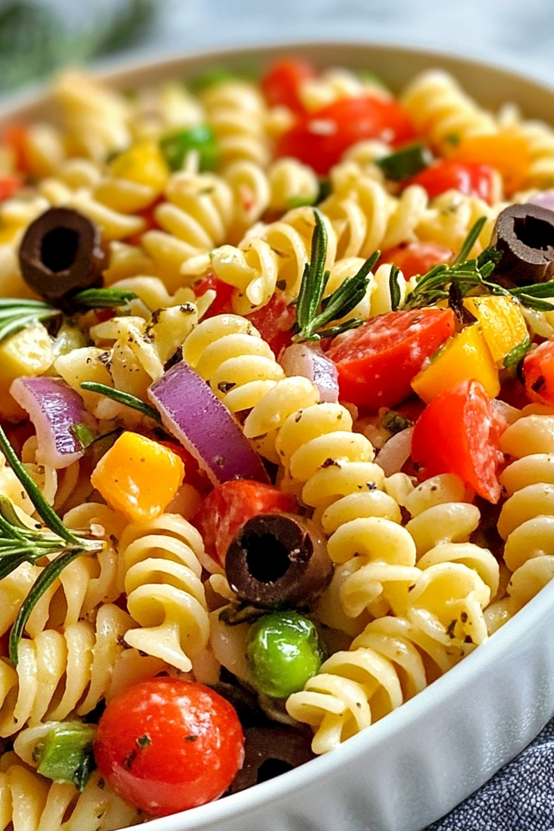 Zesty Pressure Cooker Pasta Salad
