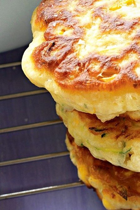 Sweetcorn and Zucchini Fritters