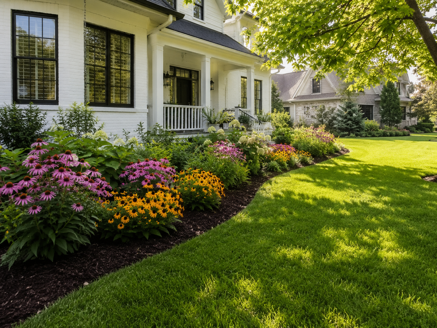 Low-Maintenance Perennial Borders